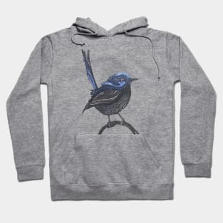 Little Blue Wren Hoodie